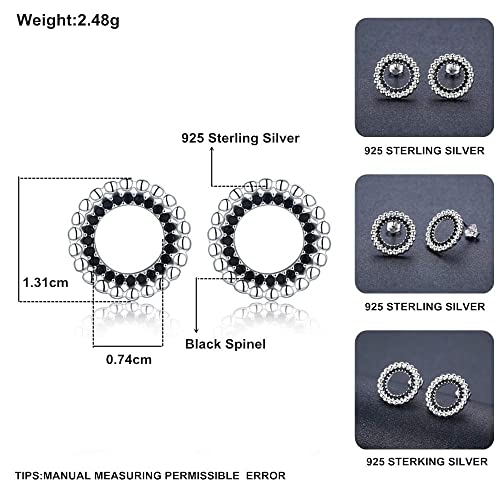 Boucles d'oreilles vintage légères 2,5g en argent 925 anti-allergie