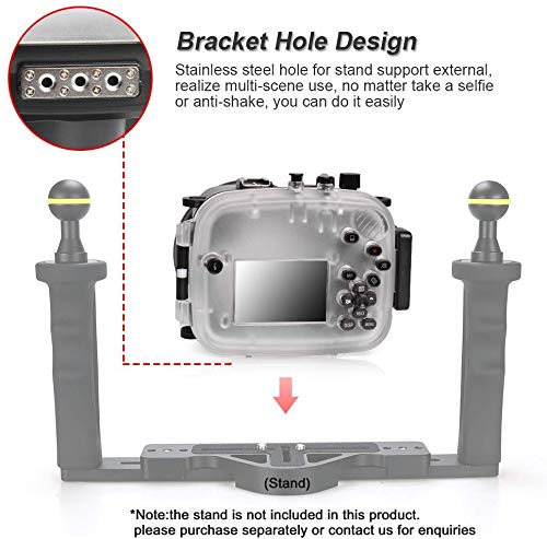SeaFrogs 40m/130ft Underwater Camera Housing for Canon G1X II