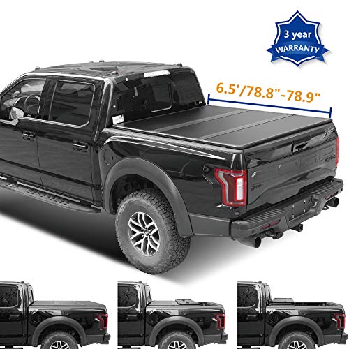 Mgpro 6 5ft 78 8 78 9in Hard Tri Fold Truck Bed Tonneau Cover Led Lamp Install Instruction Waterproof Seals 3 Year Warranty For 2015 2020 Ford F 150 Buy Online In Brunei At Desertcart