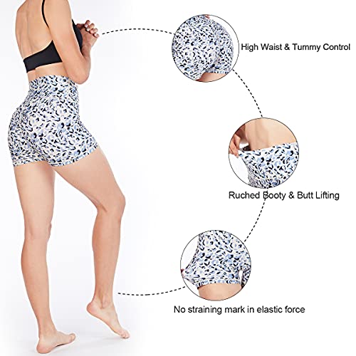 LA DEARCHUU Yoga Shorts for Women Butt Lifting Workout Shorts, Tummy Control High Waist Biker Shorts, S-XXL - Image 5