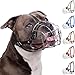 BronzeDog Pitbull Dog Muzzle Wire Basket Amstaff Pit Bull Metal Mask Adjustable Leather Straps (M)