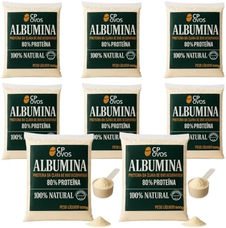 Albumina CP Ovos - 80% Proteína - Suplemento Natural 4kg