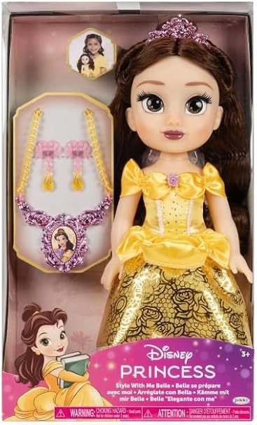 Disney Style with Me 14" Toddler Doll with Child Sized Jewelry -Belle