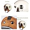 STTTBD Vintage Motorradhelm 3/4 Jethelm - DOT/ECE Zulassung Für Vespa & Cruiser
