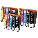 Contenu de la livraison : 3 x 33xl noir, 3x 33xl photo noir, 3x 33xl cyan, 3x 33xl magenta, 3x 33xl jaune