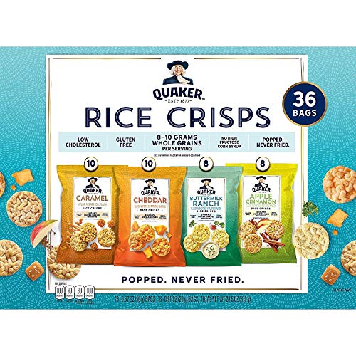 Quaker Rice Crisps Variety Pack (36 Pk.) #TOP16