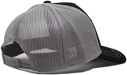 Trucker Cap - Gebogen vizier - Ontwerp met 5 panelen - Opgenaaide patch aan de voorkant - Een maat - Snapback verstelbare sluiting (Olijf Beige Trucker Cap - Gebogen vizier - Ontwerp met 5 panelen - Opgenaaide patch aan de voorkant - Een maat - Snapback verstelbare sluiting (Olijf Beige
