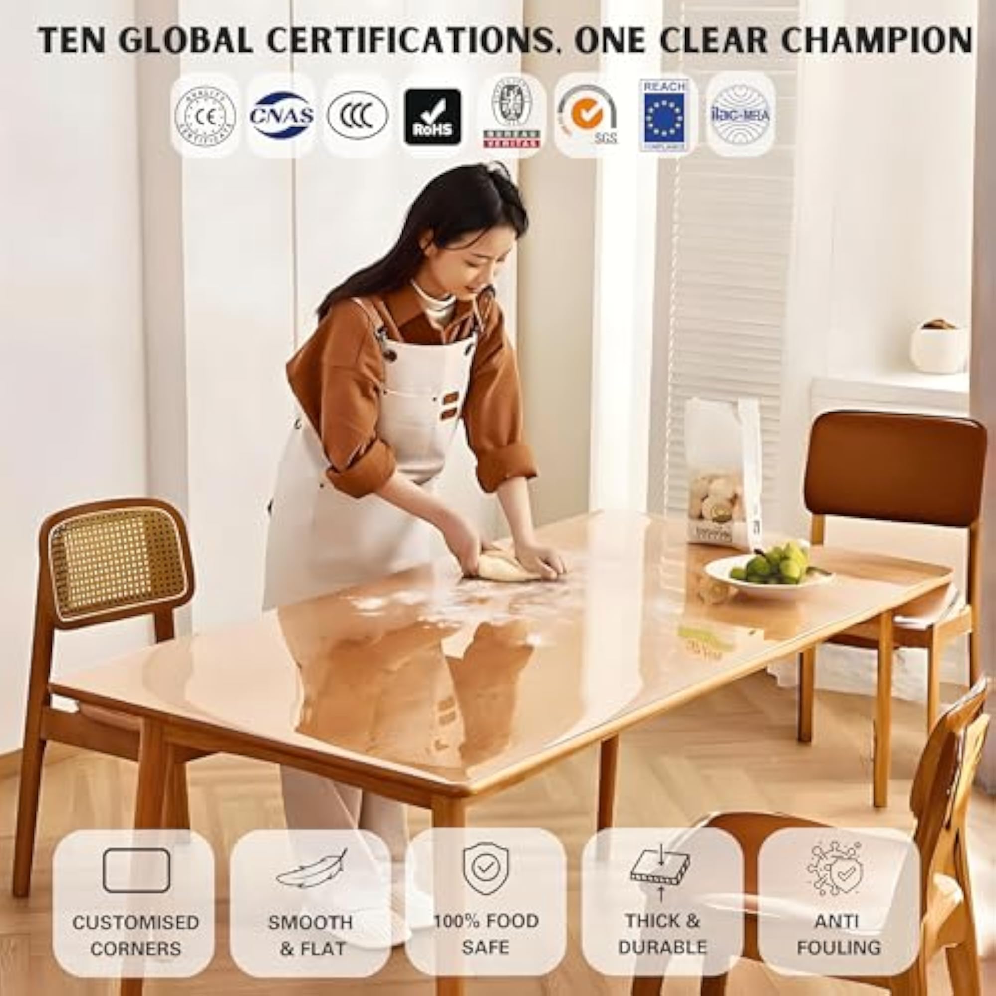 Antibacterial Table Cover, 40"x45"