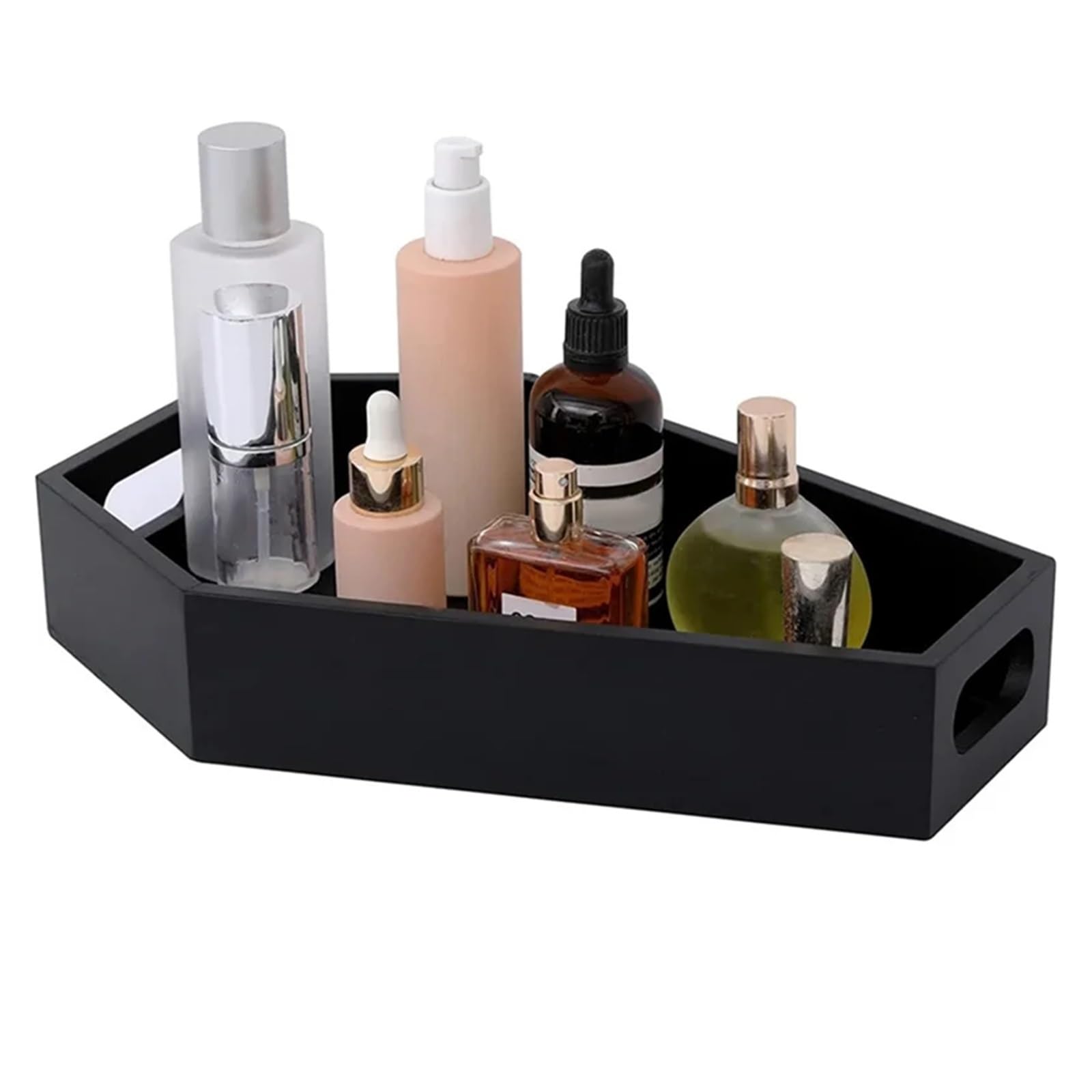 Coffin Shape Black Storage Box Tray For Birthday Present
