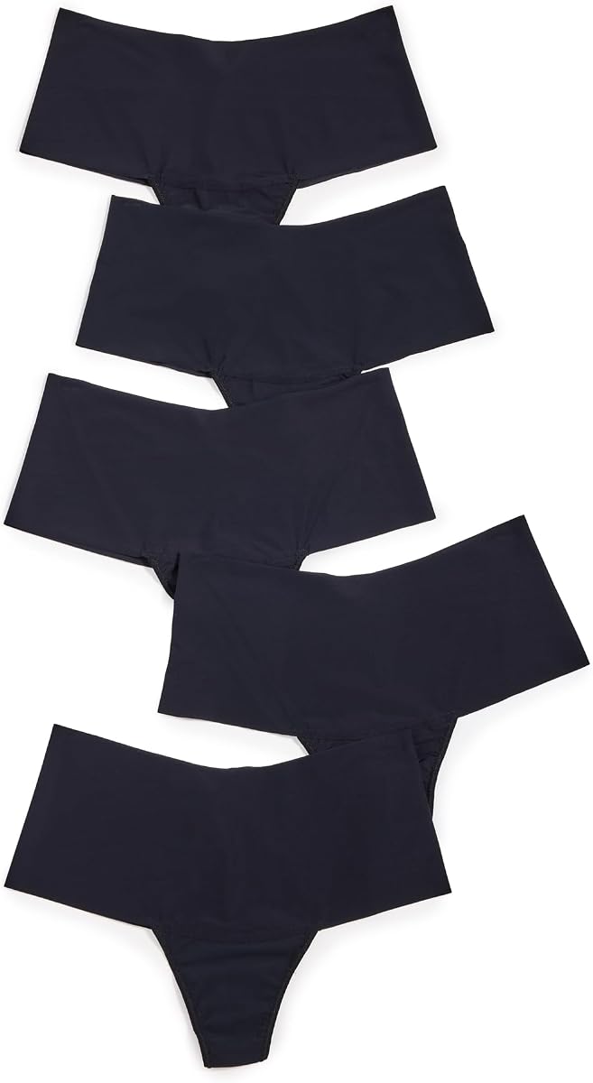 hanky panky Women's Breathe High Rise Thong 5 Pack