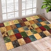 Tappeto Runner Lungo 4,4 Metri Per Cucina E Corridoio, Antiscivolo E Lavabile, Moderno Verde, 100x440 Cm, Spessore 6 Mm