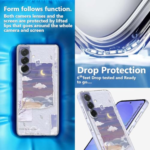 Image of Fashionury Back Cover for Samsung Galaxy A36 5G Designer, Printed,Transparent,Flexible, Silicon -D2152