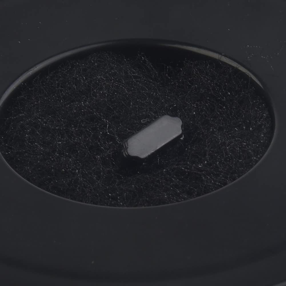 Top view of QOXEZY filter showing inner felt layer