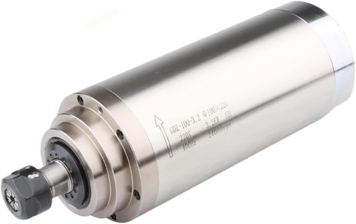 Moteur de broche CNC pour usinage intensif 3.2kw refroidi par eau 380v
