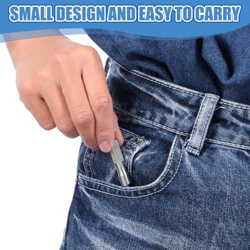 Image of Tyqour 2pcs Valve Core Removal Tool Stainless Steel Tire Valve Stem Tool Portable Tire Valve Tool Valve Core Remover Tire Valve Core Tool for Automotive Cars Trucks Bicycles Tire Repairing