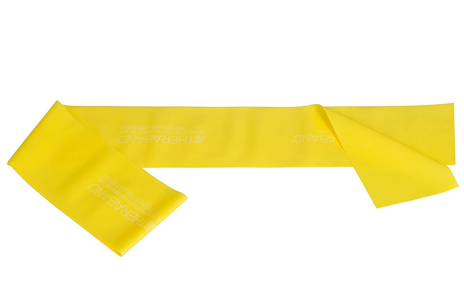 Theraband Latex Free Rubber Resistance Exercise Band for Heavy Workout for Beginners and Intermediates (Yellow, 6Ft) (B07PLJH5WF) Amazon Price History, Amazon Price Tracker