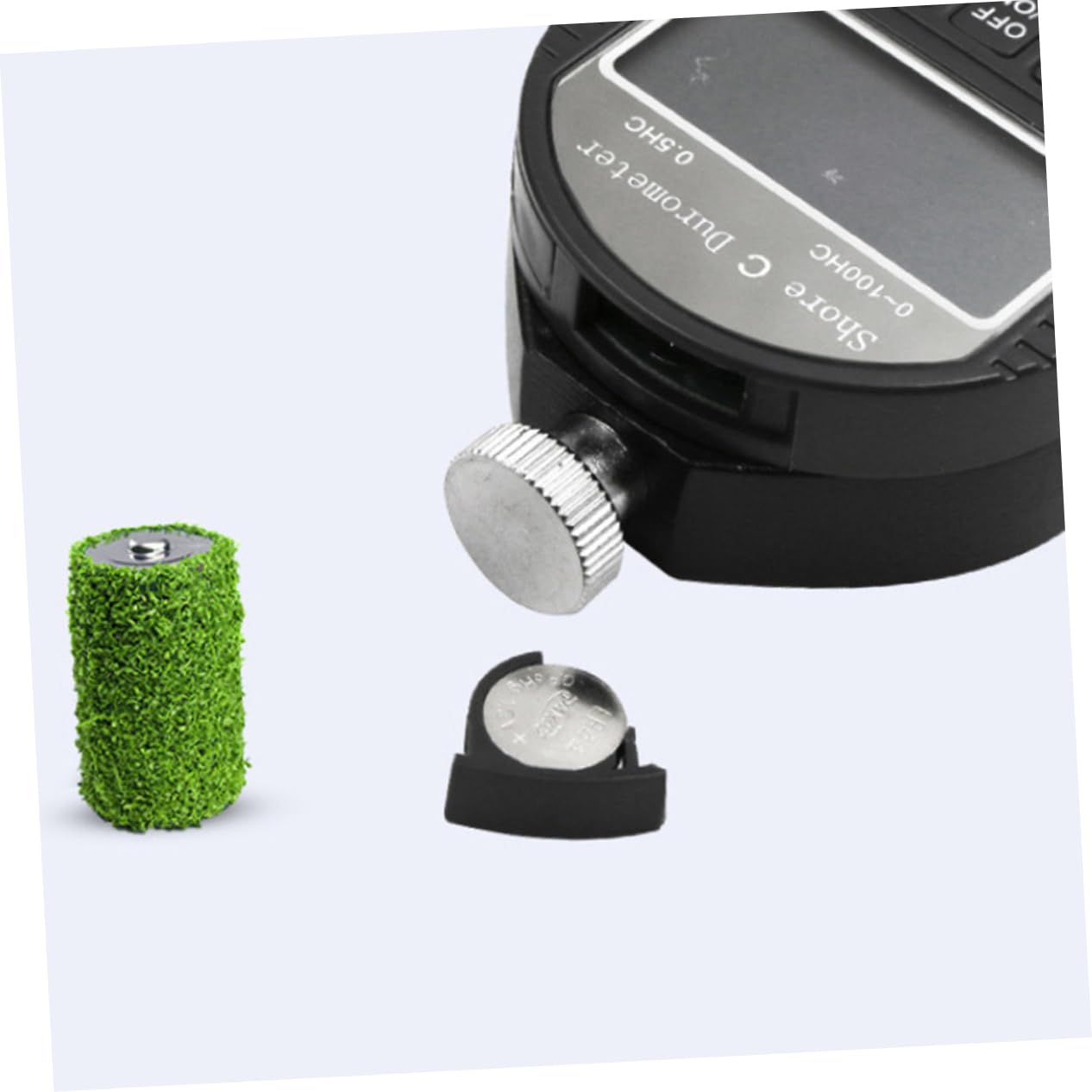 Zerodeko Digital Shore a Hardness Tester Compact LCD Durometer for Rubber Plastic Leather and Wax Measurement - Accurate and Portable Design for Quick Readings