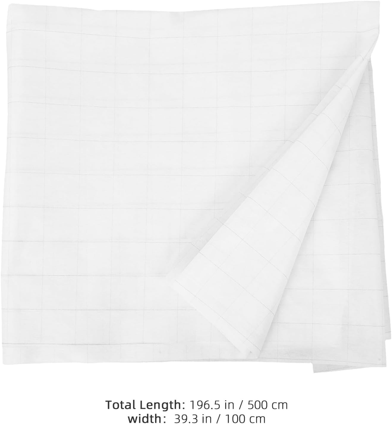 Operitacx Fusible Interfacing for Sewing: Single Sided Fusible Web - 39.4'' x 5.5yds Interfacing Fabric for DIY Quilting Shirt Plackets Dress Collars Cuffs