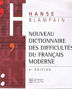 Paperback Nouveau dictionnaire des difficultés du français moderne. Avec CD-ROM [French] Book