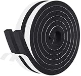 fowong Dichtungsband Selbstklebend für Türen, 12mm(B) x10mm(D), 4m