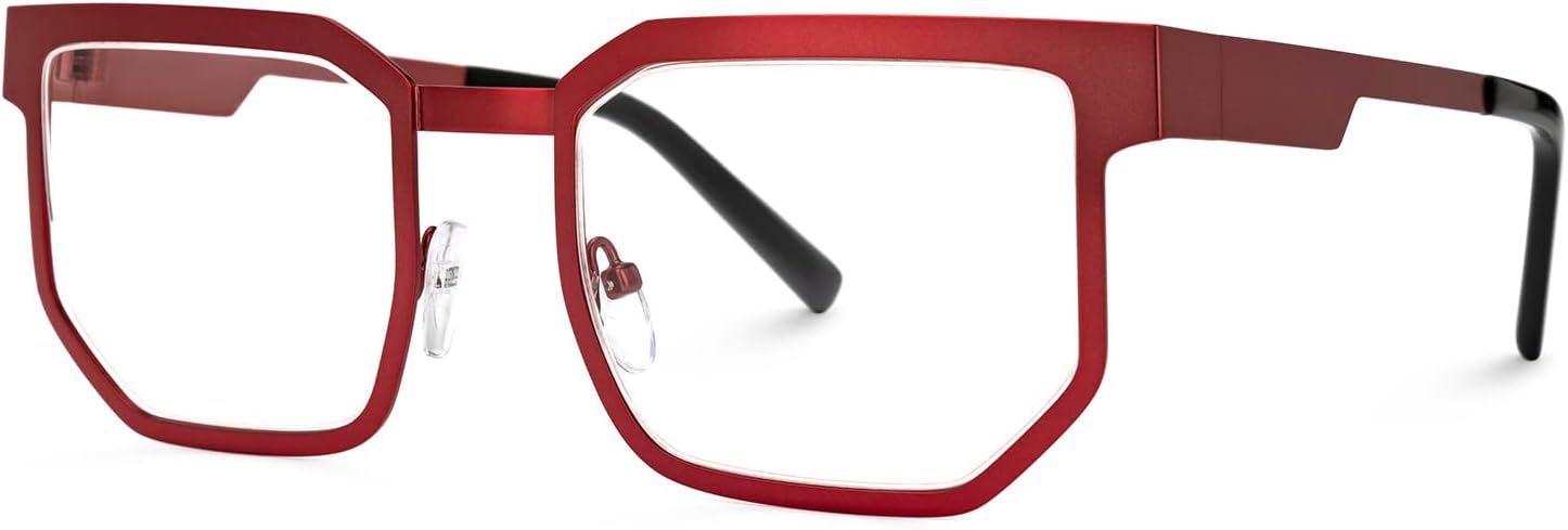 VOOGLAM rectangle Blue Light Blocking Glasses for Men Women Anti UV Eyestrain Eyewear Resa