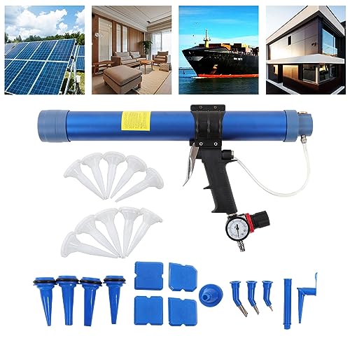 Pistola de Selante de Ar, Sem Vazamento, 1/4 Polegadas, 6,8bar, Pistola Pneumática de Cola Macia, Me