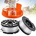 Produktbild LANSKYLAN 2 Stück Fadenspule Trimmer Ersatz Spulen Nylonfaden Ersatzfadenspulen Trimmerfaden 1,65mm fadenspule rasentrimmer Faden Ersatzfaden Passend für Akku-Rasentrimmer Black & Decker AF-100-3ZP