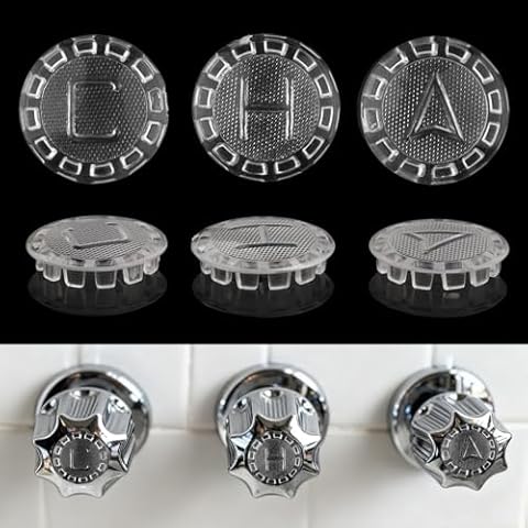 Asofelk 6PCS Faucet Index Buttons Model 80677 Cover