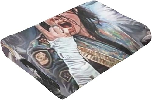 Miniatura 6 de Manta de franela suave, acogedora, transpirable, ligera, de felpa, lavable, cálida para sofá, dormitorio, durante todas las estaciones, 50 x 40