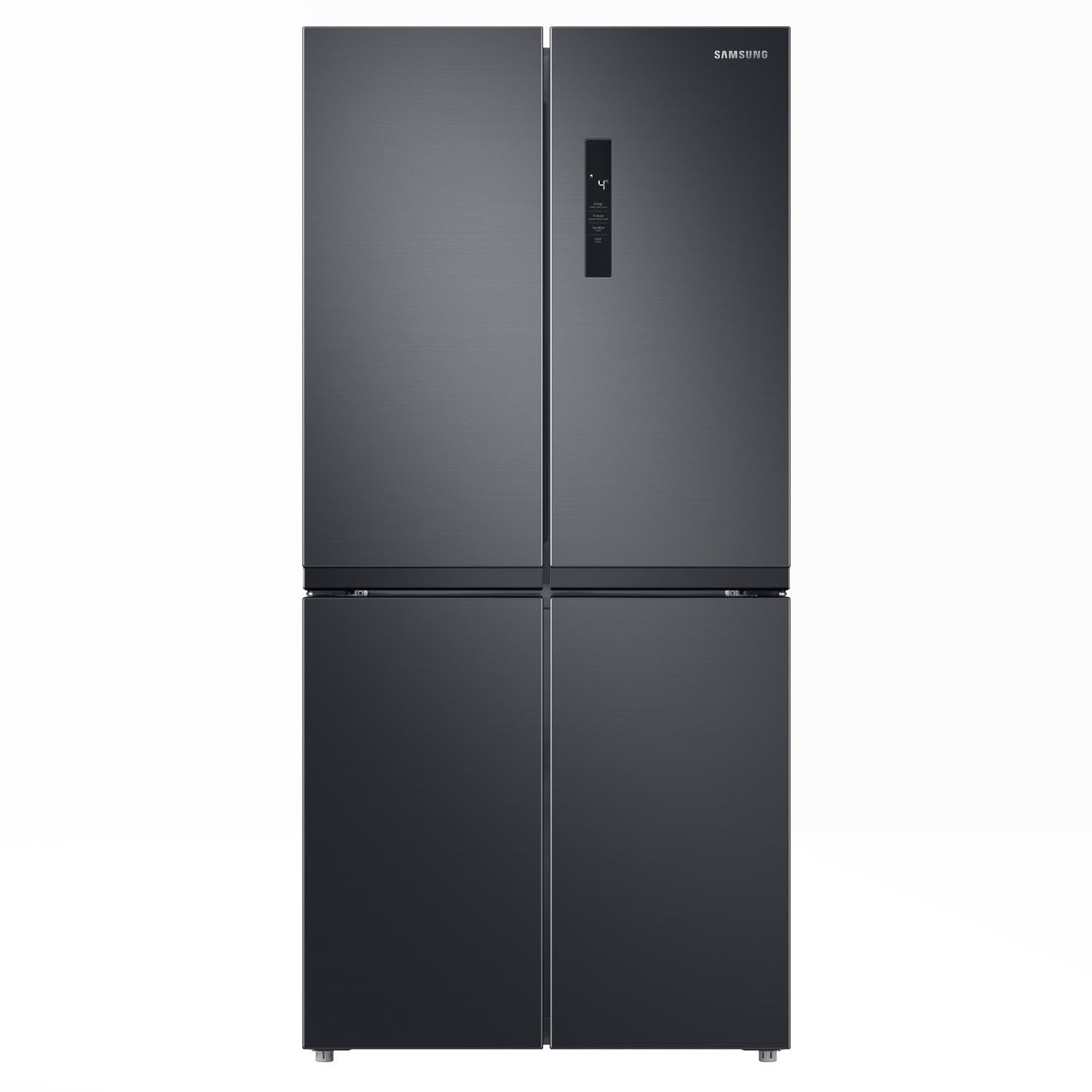Samsung Frigorifero Quattro Porte Slim RF48A400EB4/​EF, Total No Frost, Twin Cooling Plus, Motore Digital Inverter Garantito 20 Anni, 488 L, LxAxP: 83,​3 x 179,​3 x 74 cm, Nero
