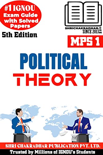 Ignou Mps 1 Help Book Political Theory 5th Edition Ignou | Desertcart ...