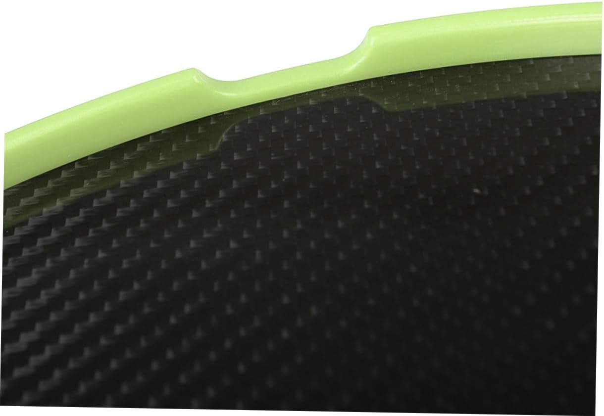 Carbon Fiber Drum Practice Pad Yellow Silent Dumb Drum Mat for Beginner Drummers Noise-reducing Skill Trainer