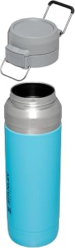 Stanley Quick Flip GO Water Bottle, 36 oz, Push Button Lid, Leak Proof, Retractable, Travel and Sports, Insulated Stainless Steel, BPA Free, Pool