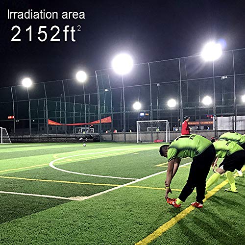 200W LED Flood Light Outdoor, 18000lm 6000K Super Bright Yard Security Lights IP66 Waterproof Outdoor Work Lights Daylight White,OSRAM LED Chips, Adjustable Heads, Great for Garden,Street, Parking Lot - Thumbnail 3