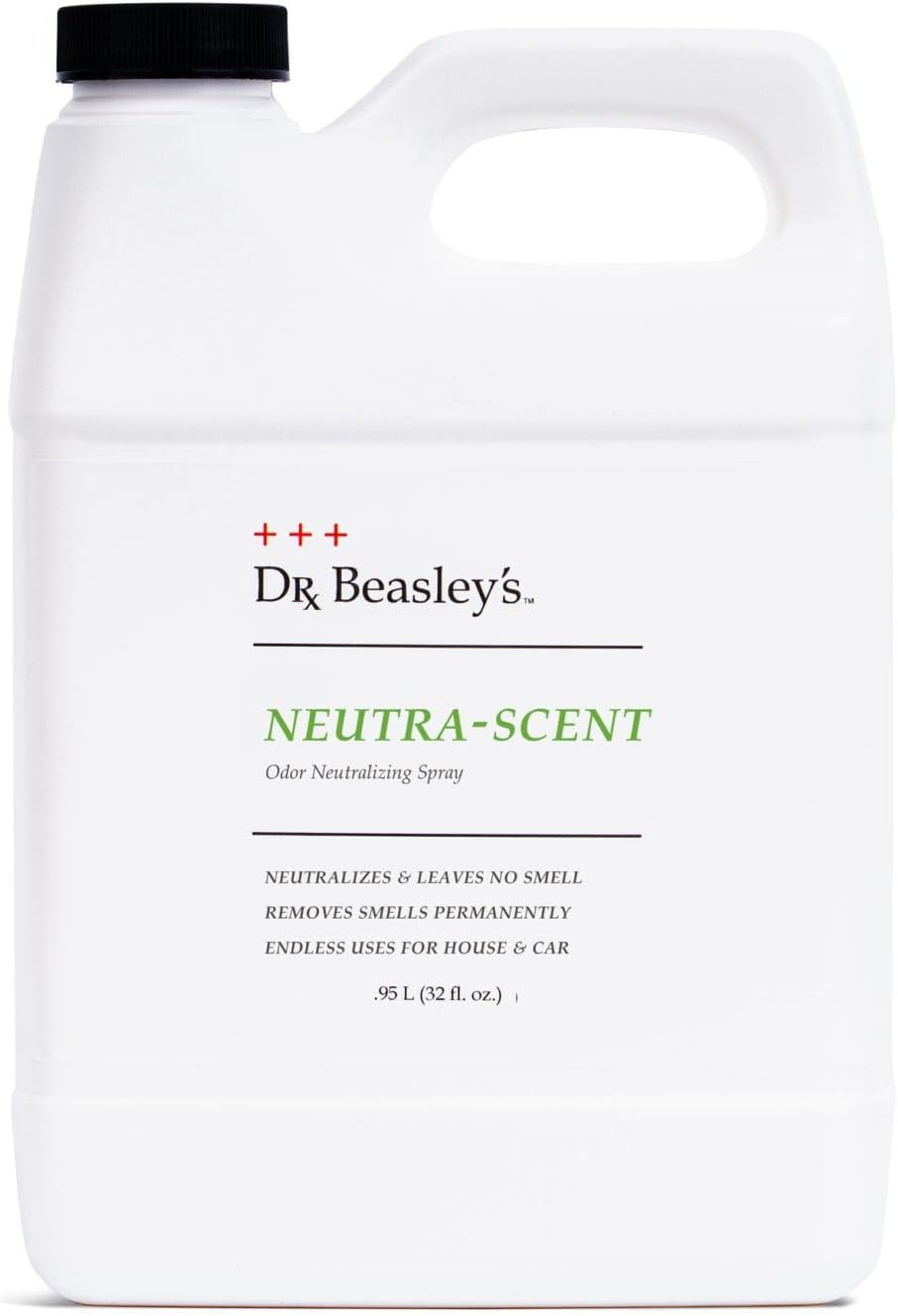 Dr. Beasley's Neutra-Scent for Home & Car - Odor Neutralizer, Encapsulates & Removes Odors, No Smell Left Behind, 1 Gal