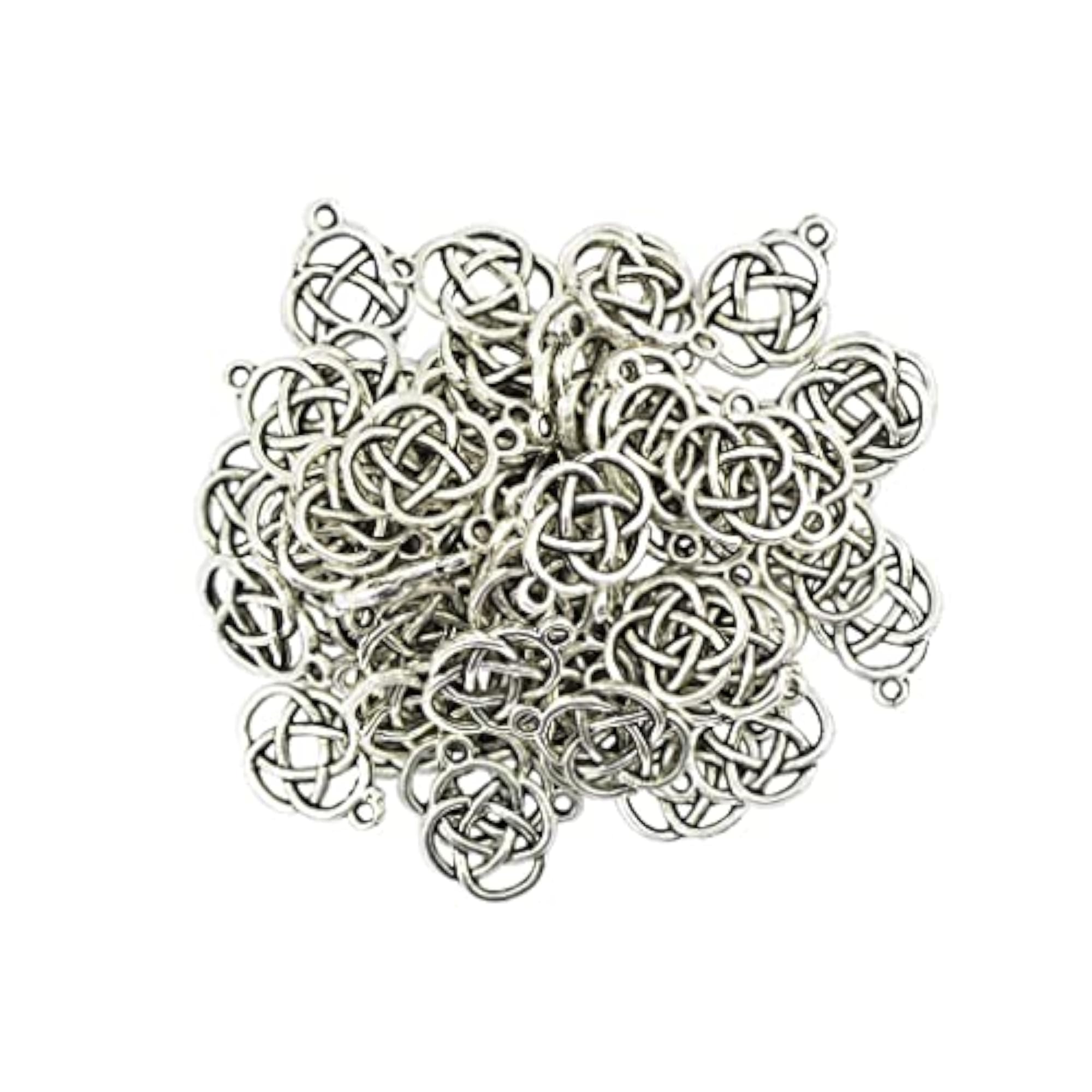 Tibetan Silver Celtic Knot Jewelry Making Charms