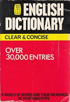 Paperback English Dictionary Book