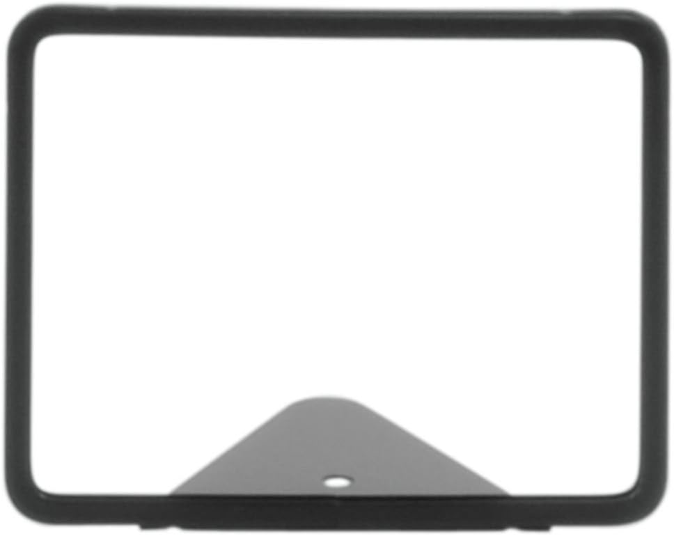 Sign Frame with Triangular Wedge Base Matte Black Metal Horizontal - 7L x 5 1/2H