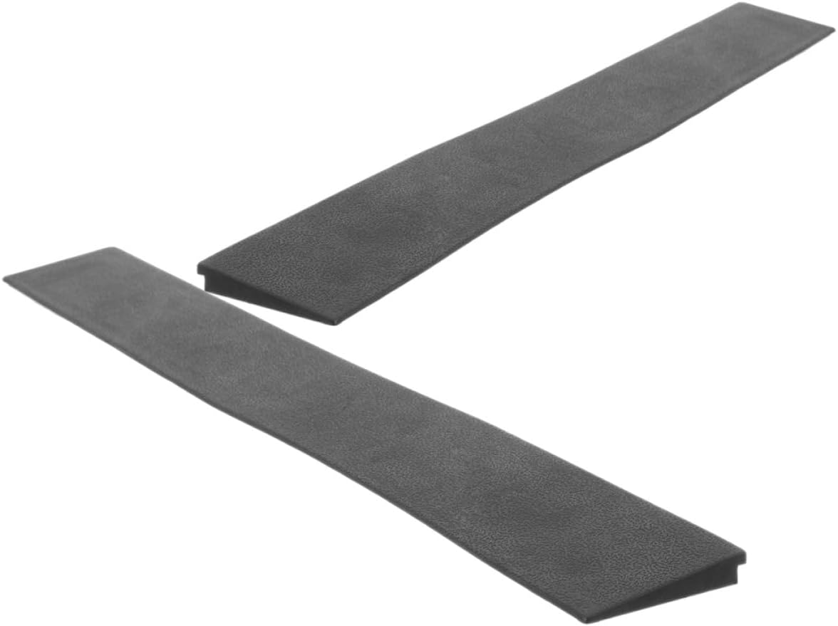 VICASKY Rubber Threshold Ramp Pad 2pcs 50cm Indoor Ramp Mat for Robot Vacuum Cleaner for Home and Office Floor Steps