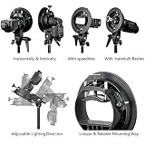 Godox Uchwyt typu S uchwyt Bowens do Speedlite Flash Snoot Softbox o strukturze plastra miodu