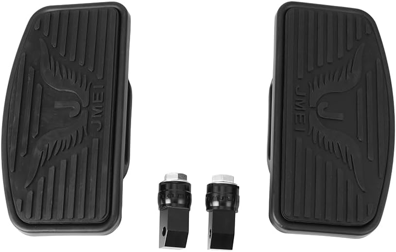Motorcycle Floorboard Rubber Rider Insert Foot Rest Peg For Honda VTX1300 VTX1800 Suzuki VL400 C50, Black