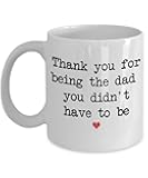 ODDITEES Stepdad Mug from Stepson Stepdaughter Thank You For Being The Dad You Didnt Have To Be Coffee Cup 11oz White