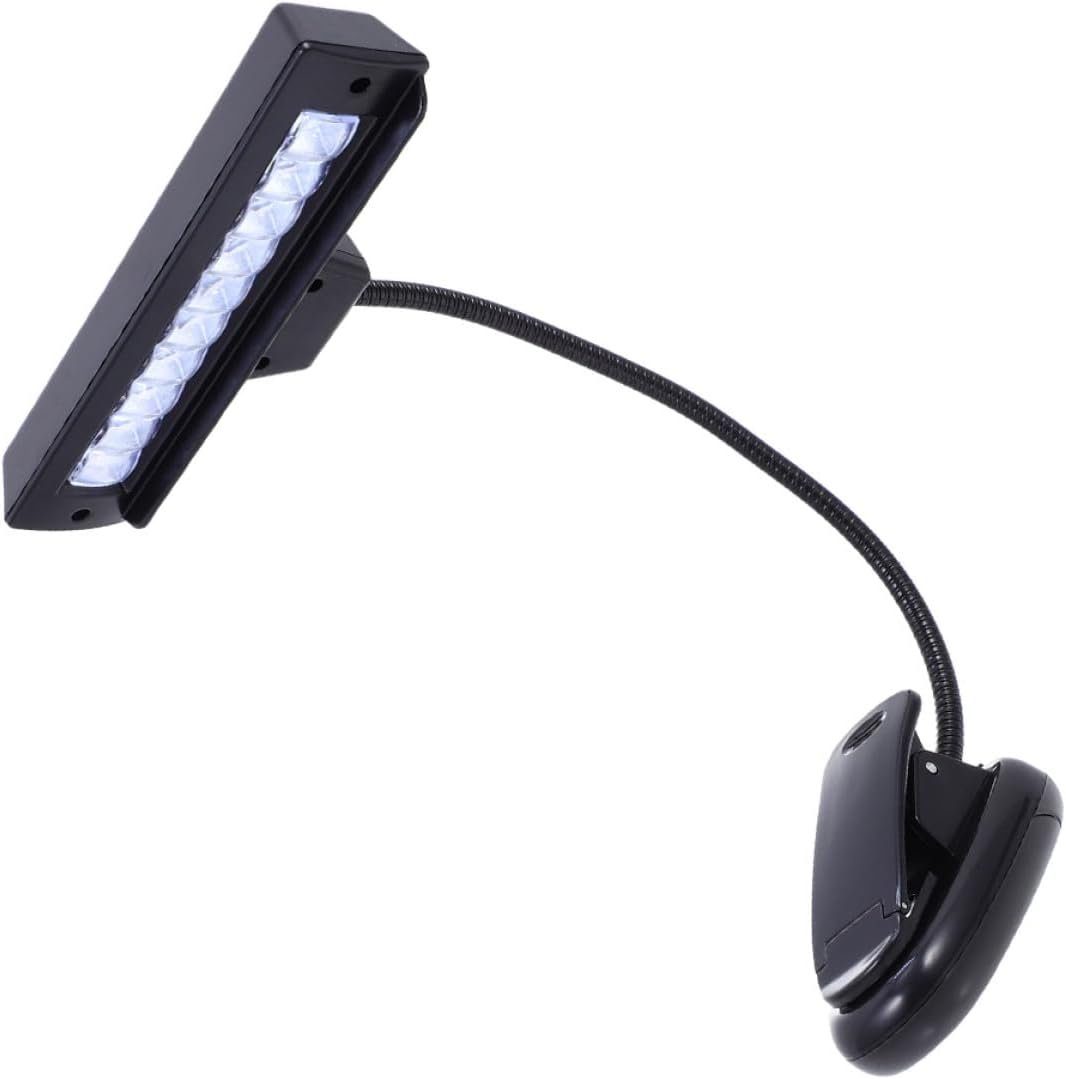 TOYANDONA Clip on LED Music Stand Light with Dimmable Touch Control