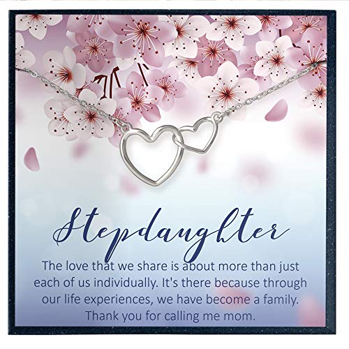 Step Daughter Necklace, Bonus Daughter Gifts for Stepdaughter Gifts, Step Daughter...