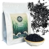 11oz(300g)Dried Wakame Seaweed – 100% Natural Sea Vegetable for Miso Soup, Seaweed Salad, Ramen,Sushi,Stir-Fry, Camping Meals & Asian Cooking, Premium Pre-Cut Dried Wakame | Gluten-Free, Vegan-Friendly,Non-GMO,Resealable Bag