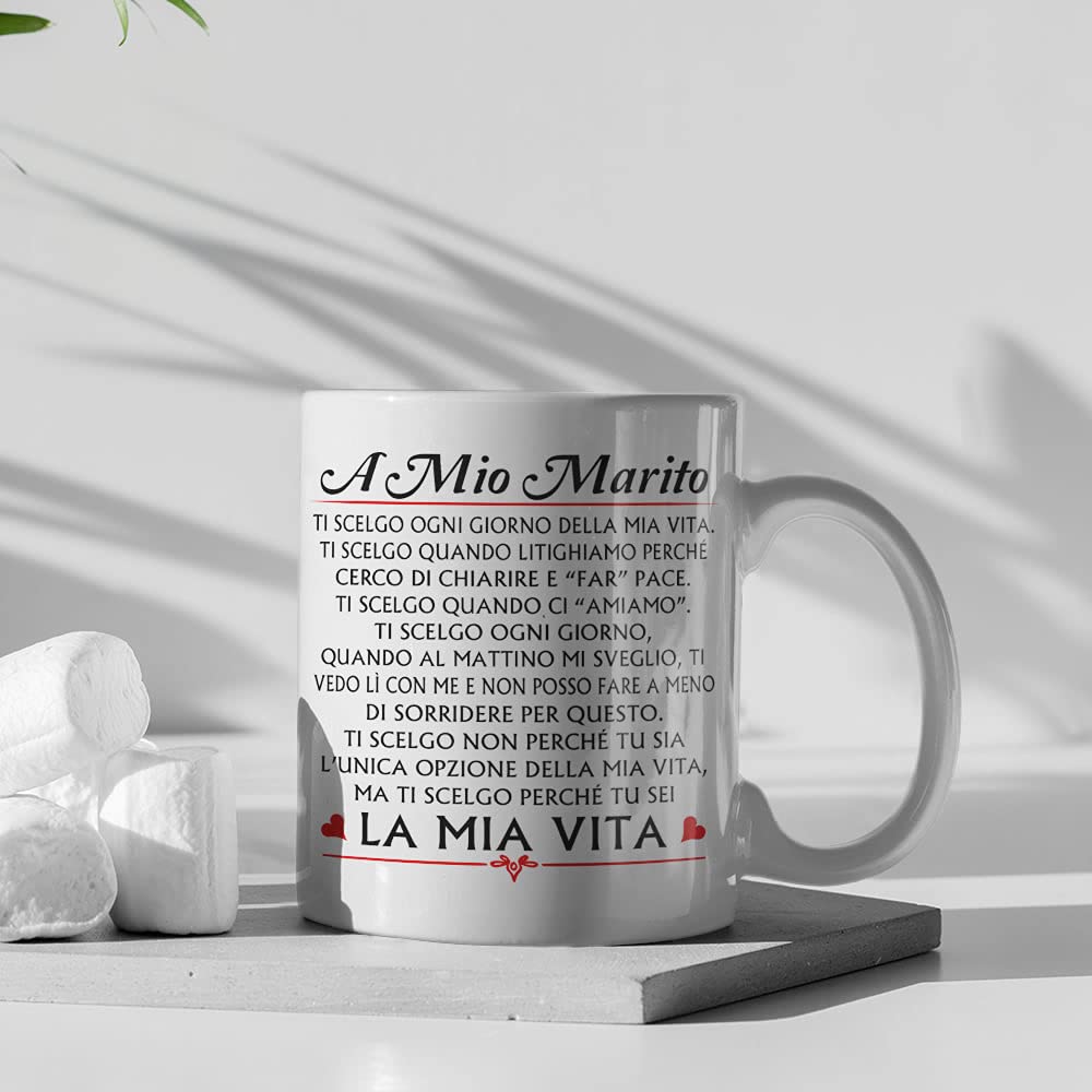 Regali di marito da moglie Miglior marito Mug Mens San Valentino regali di giorno Regali