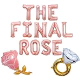 Wonmelody the Final Rose Decors Rose Gold Bachelorette Party Decors for Girls Women the Final Rose B