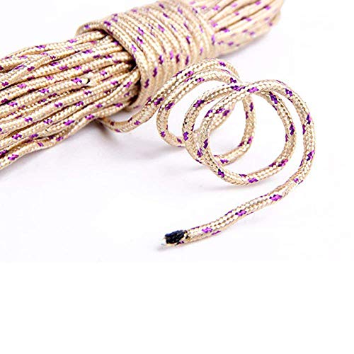 Image of Strong & Durable Nylon Braided Cotton Rope | Clothesline for Drying Clothes Line| 10 Meter Length | 5mm Thickness (Diameter) for Outdoor, Camping, Indoor, Crafting, Art Projects Use.
