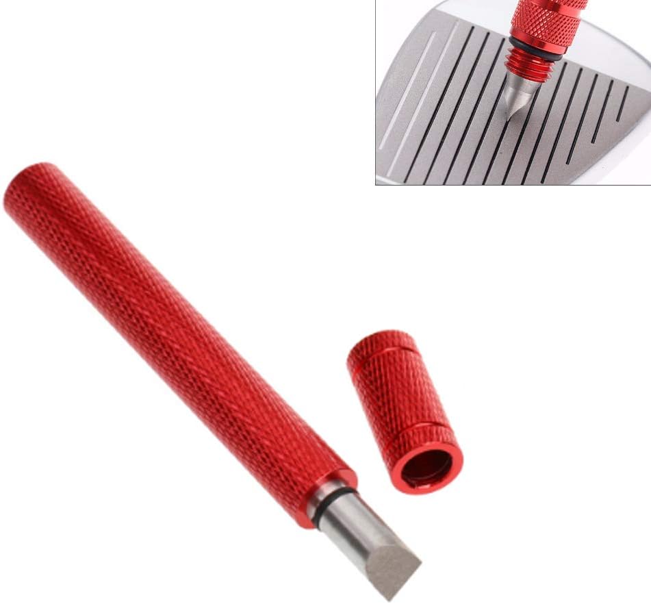 IKAAR Golf Club Groove Sharpener Tool Golf Club Cleaner and Club Repair Golf Accessory Improves Backspin & Ball Control on All Your wedges and Irons - Image 4