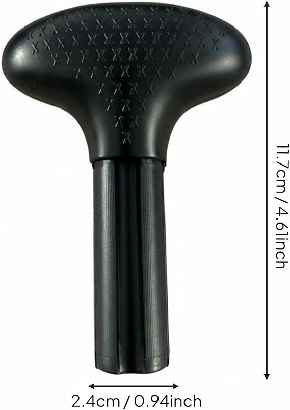 Replacement Paddle Grip Paddle Handle Accessory Ergonomic Contoured PVC Fits 2.4cm Shafts Suitable for recreational paddling river trips coastal outings, Anti-rotation Handle